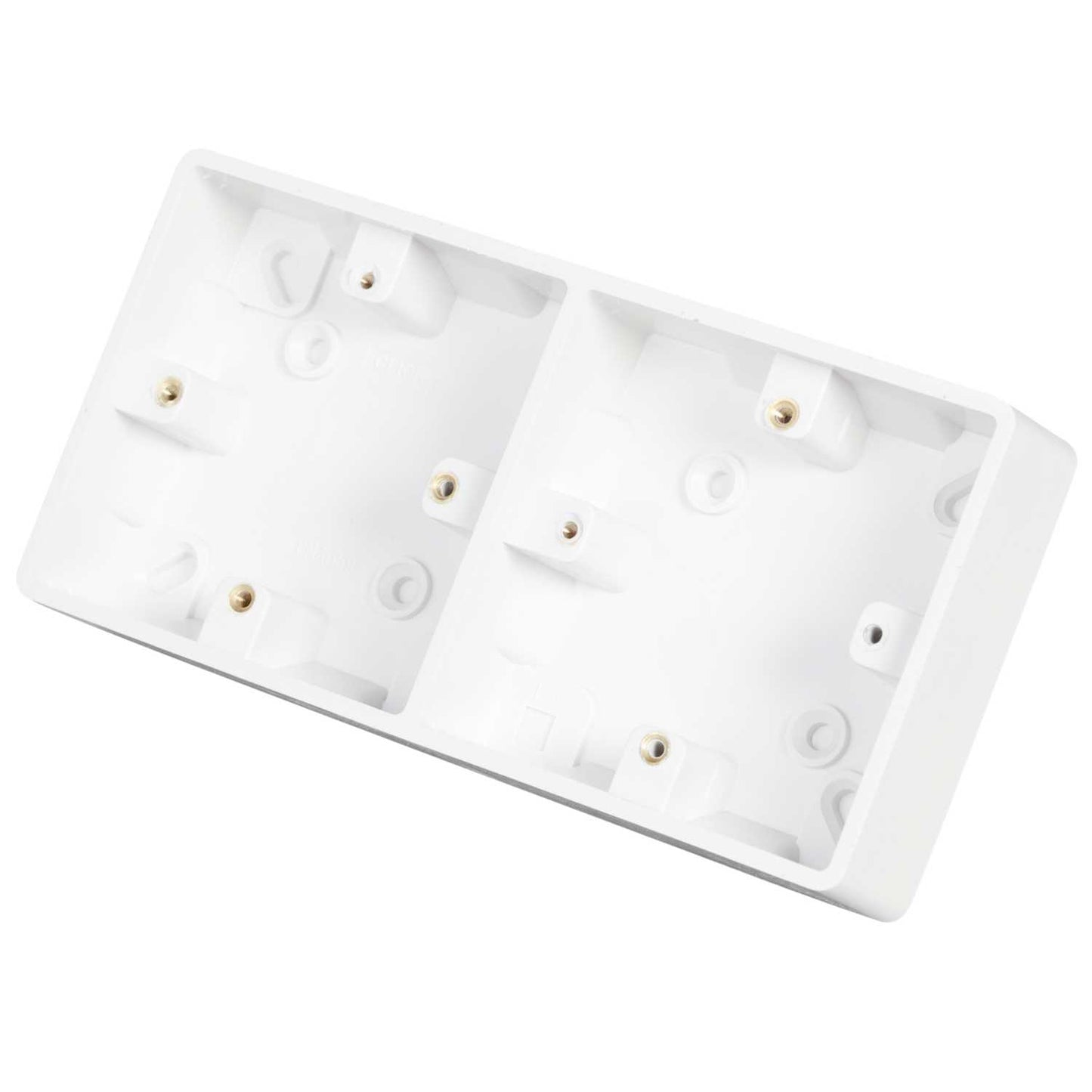Scolmore Click Mode 29mm Dual Pattress Back Box White
