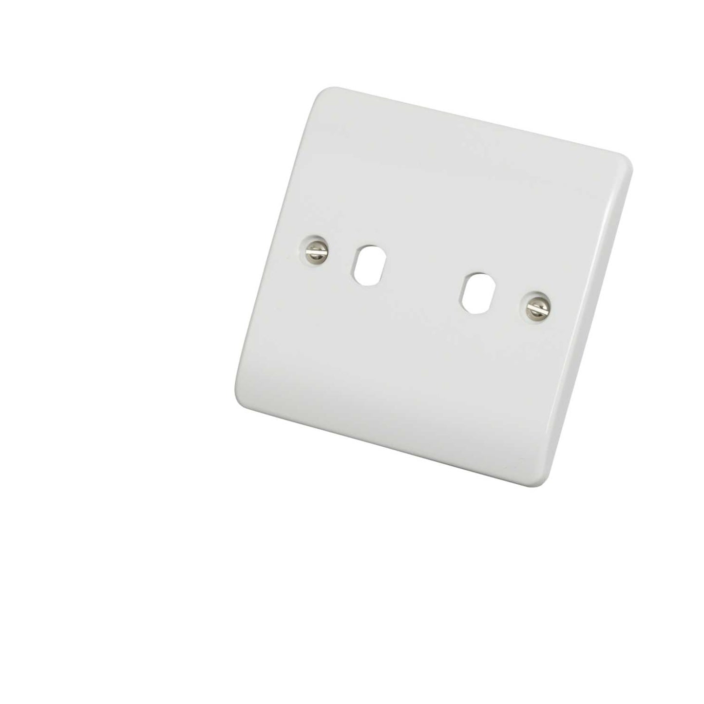 Scolmore Click Mode 2 Gang Dimmer Plate White