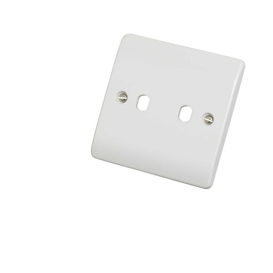 Scolmore Click Mode 2 Gang Dimmer Plate White