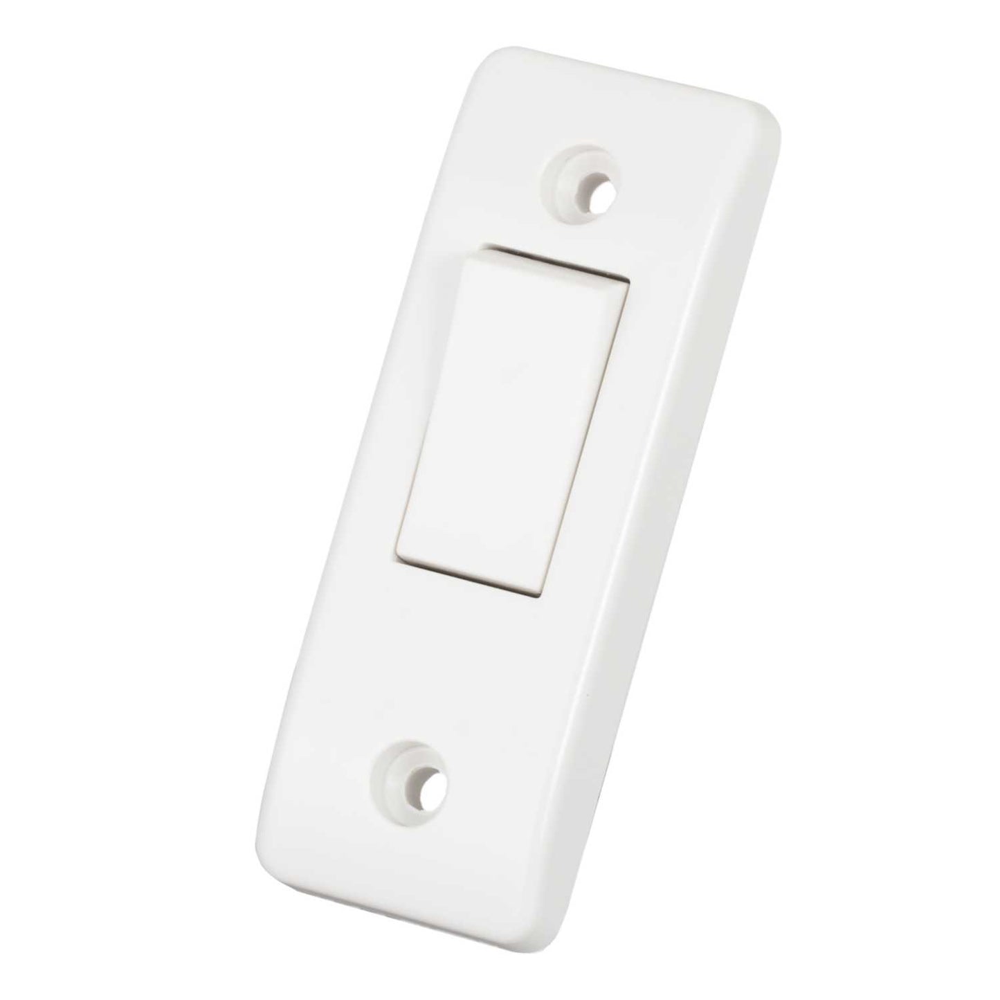 Scolmore Click Mode 10A 1 Gang 2 Way Architrave Switch White