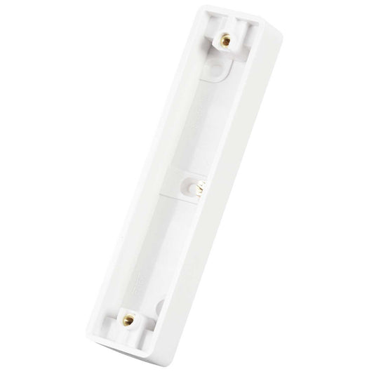 Scolmore Click Mode 2 Gang Architrave Pattress Back Box White
