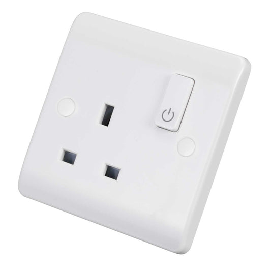 Scolmore ClickSmart+ 13A 1 Gang Zigbee Smart Switched Socket White