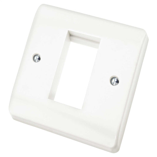 Scolmore Click Mode 1 Gang 1 Euro Module Front Plate