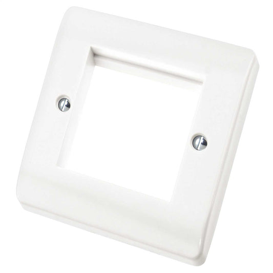 Scolmore Click Mode 1 Gang 2 Euro Module Front Plate