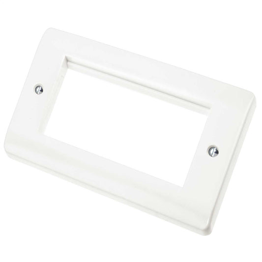Scolmore Click Mode 2 Gang 4 Euro Module Front Plate