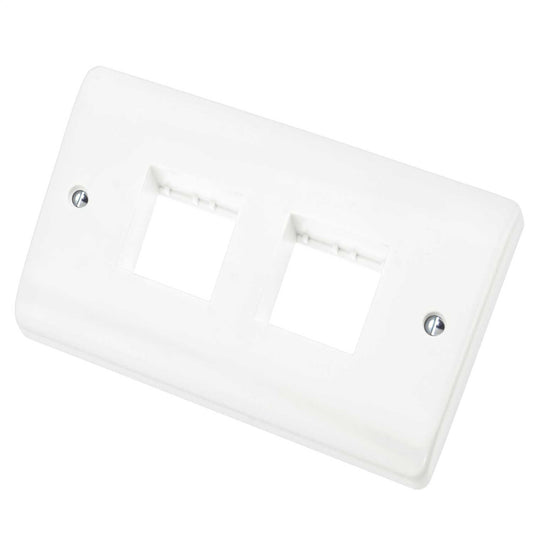 Scolmore Click Mode 2 Gang 4 Module Minigrid Front Plate