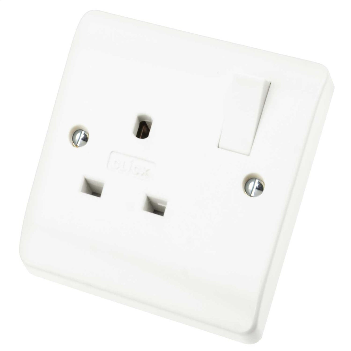 Scolmore Click Mode 13A 1 Gang Non Standard Switched Socket White