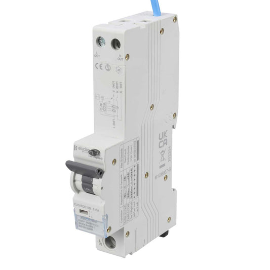 Scolmore Click Elucian 10A 1P+SN 1 Module B Curve 6kA 30mA Type A Afdd Combined Rcbo