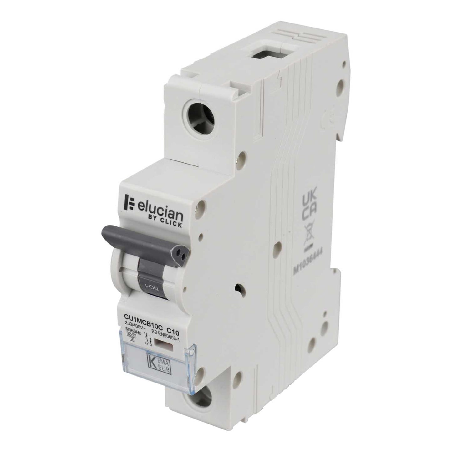 Scolmore Click Elucian 10A Single Pole 6kA C Curve MCB