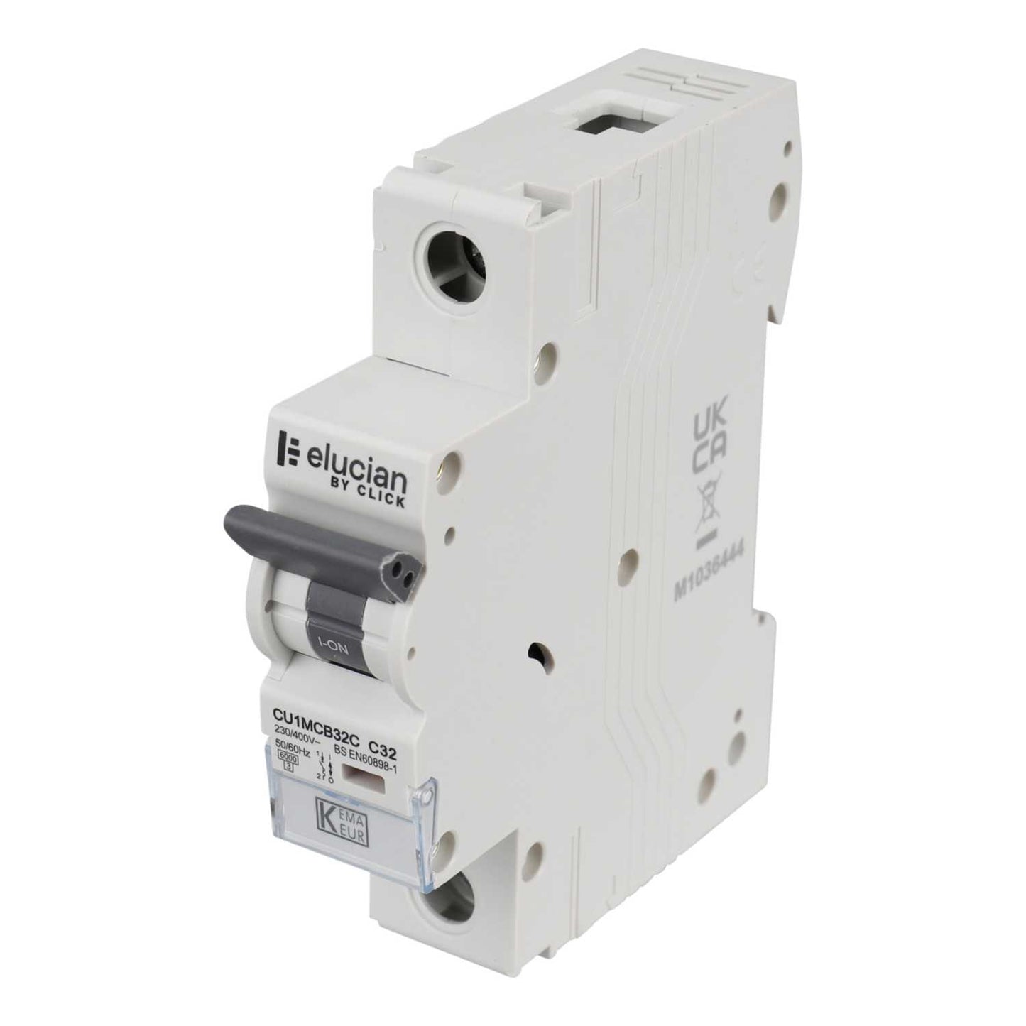 Scolmore Click Elucian 32A Single Pole 6kA C Curve MCB