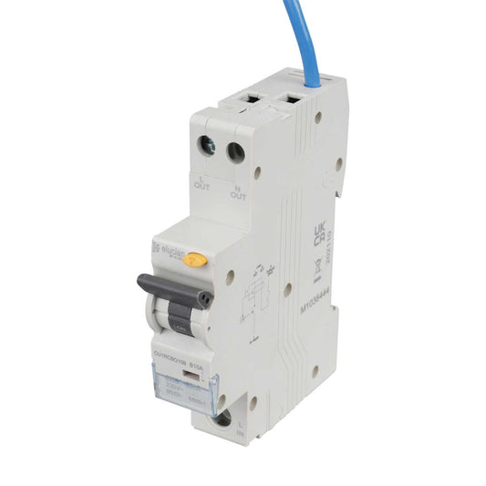 Scolmore Click Elucian 10A 1P+N 1 Module B Curve 6kA 30mA Type A Rcbo