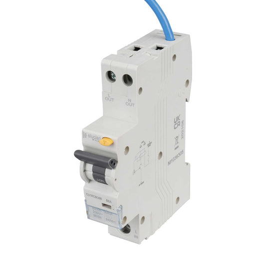Scolmore Click Elucian 6A 1P+N 1 Module B Curve 6kA 30mA Type A Rcbo