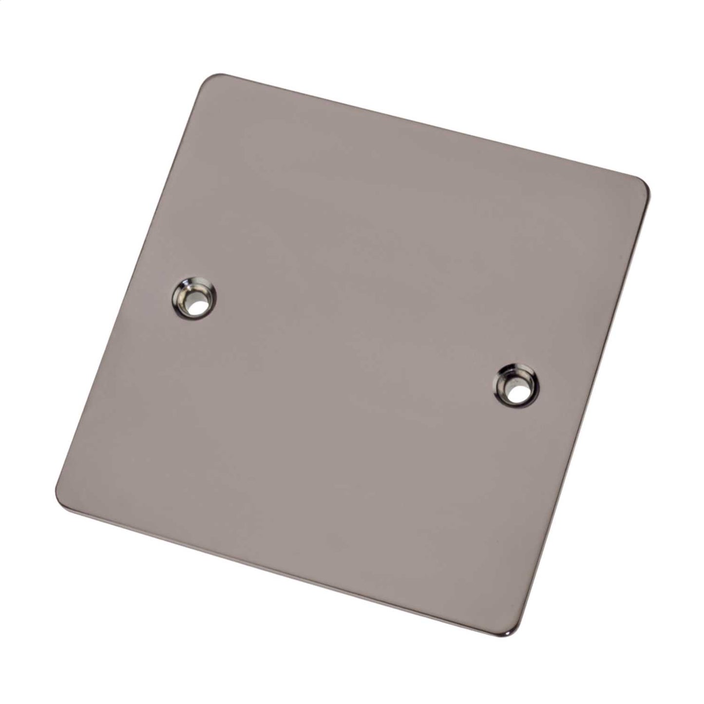 Scolmore Click Define 1 Gang Blank Plate Black Nickel