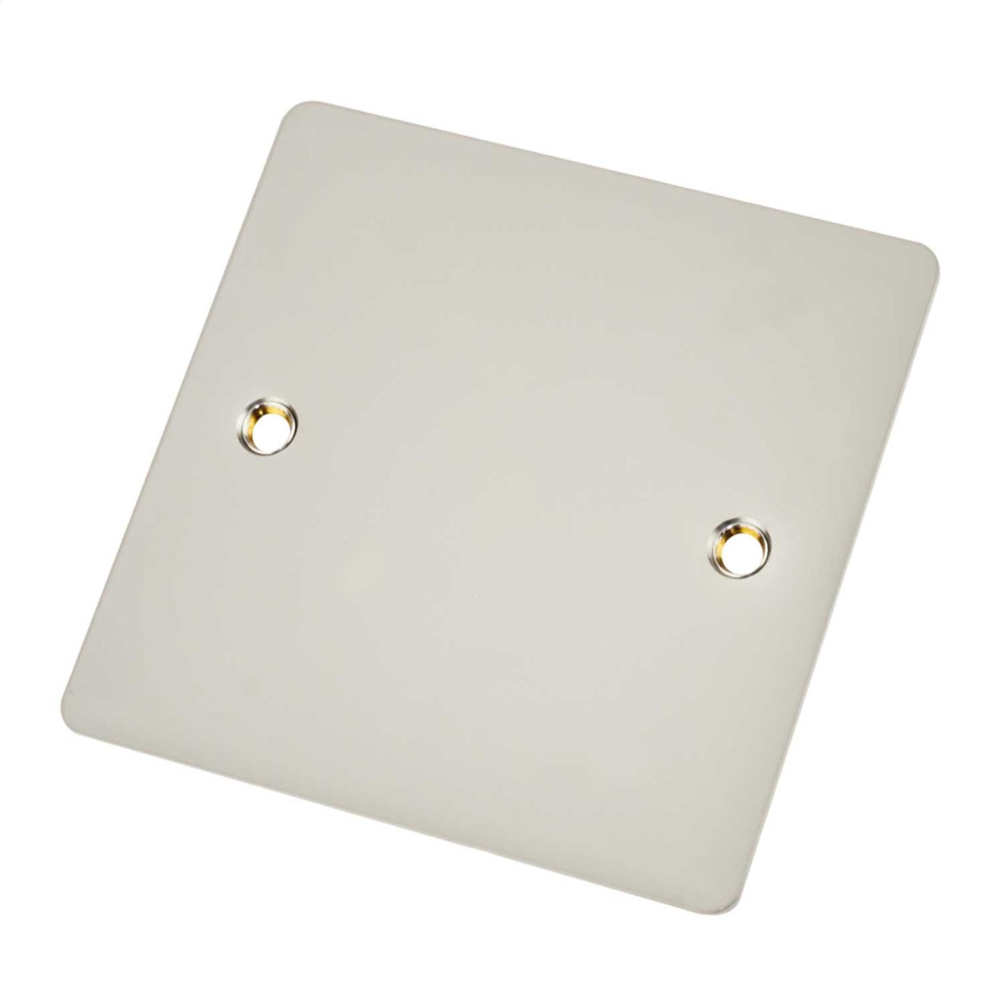Scolmore Click Define 1 Gang Blank Plate Pearl Nickel