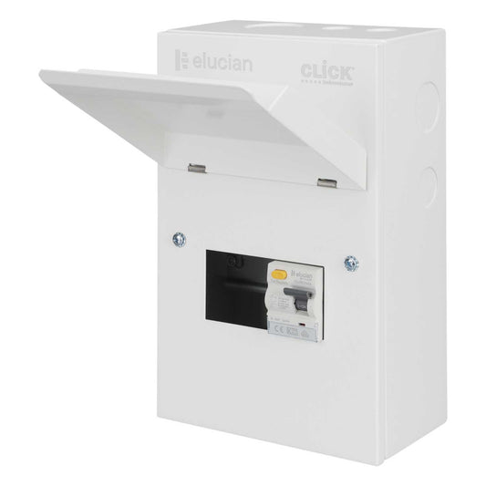 Scolmore Click Elucian Metal Clad Garage Unit with 63A Type A RCD