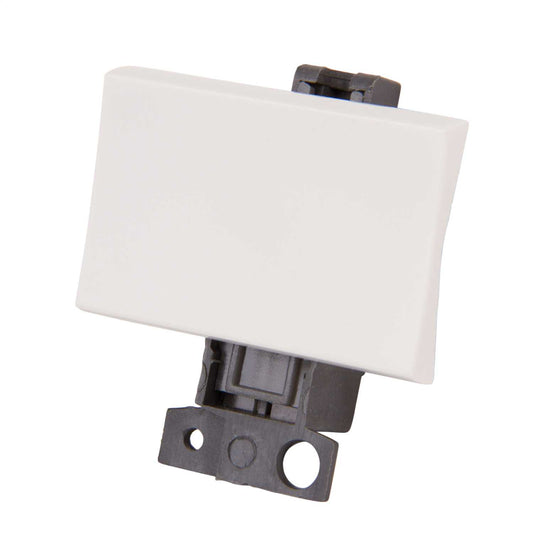 Scolmore Click Mini Grid 10A 2 Way Paddle Switch Module Polar White