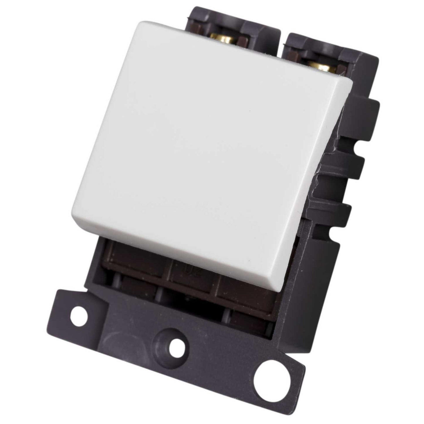 Scolmore Click Mini Grid 20A Double Pole Switch Module White