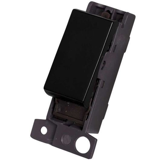 Scolmore Click Mini Grid 10A Intermediate Switch Module Black
