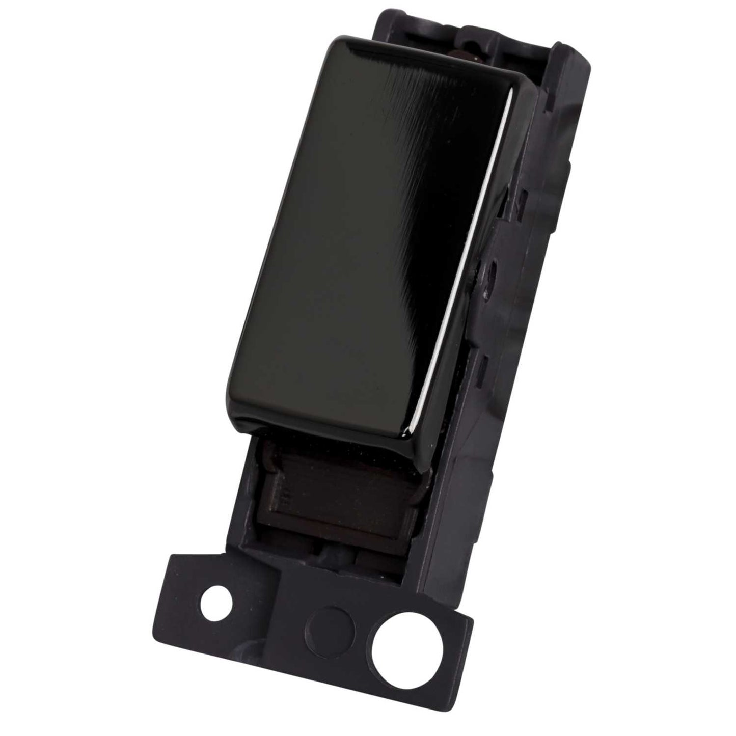 Scolmore Click Mini Grid 10A Intermediate Switch Module Black Nickel