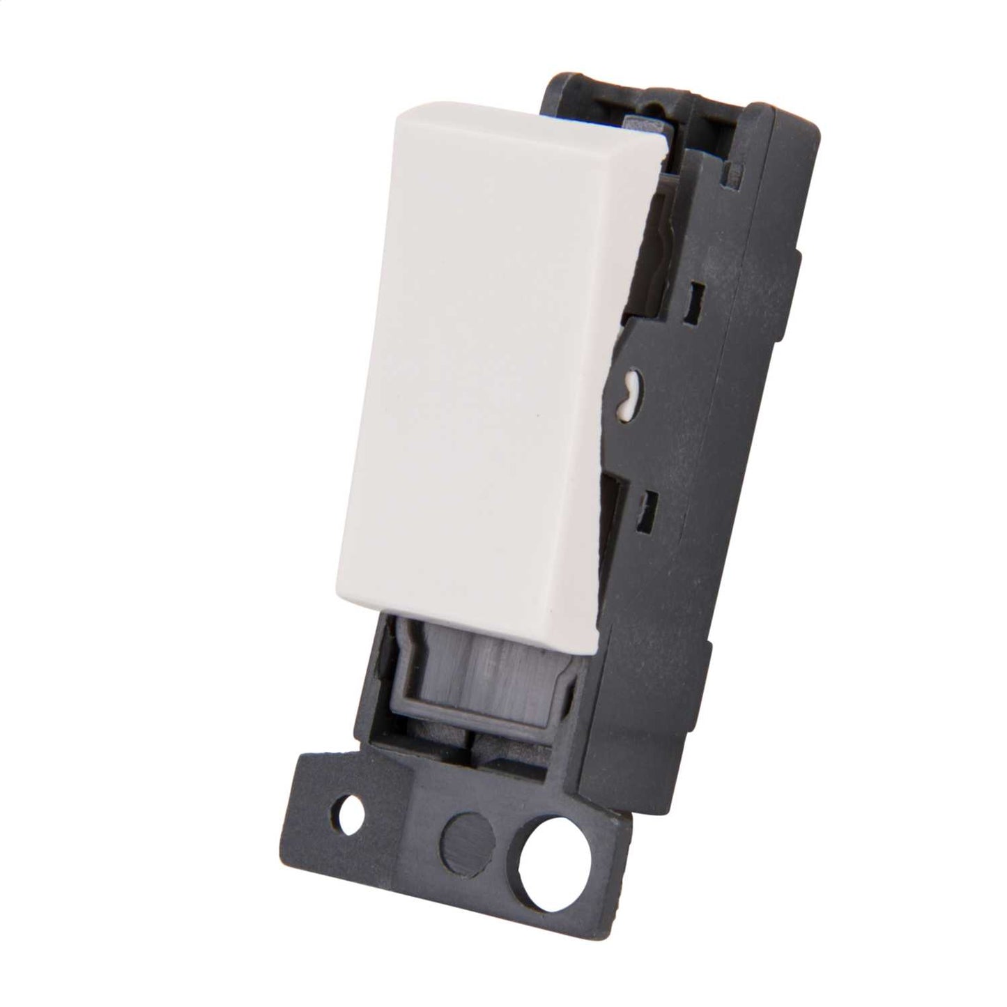 Scolmore Click Mini Grid 10A Intermediate Switch Module Polar White