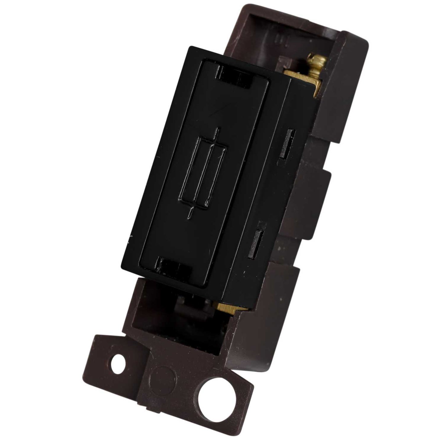 Scolmore Click Mini Grid 13A Fuse Unit Black