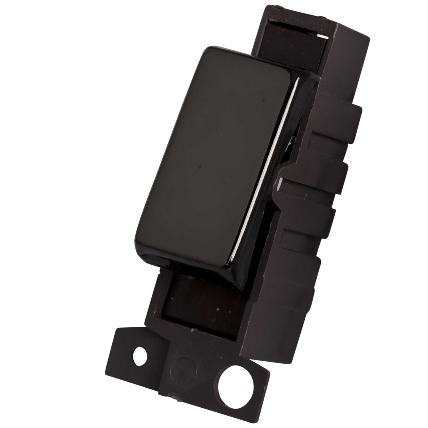 Scolmore Click Mini Grid 10A 3 Position Switch Module Black Nickel