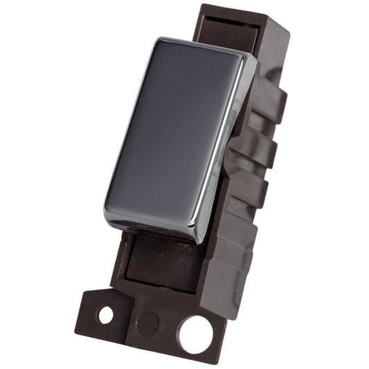 Scolmore Click Mini Grid 10A 3 Position Switch Module Polished Chrome