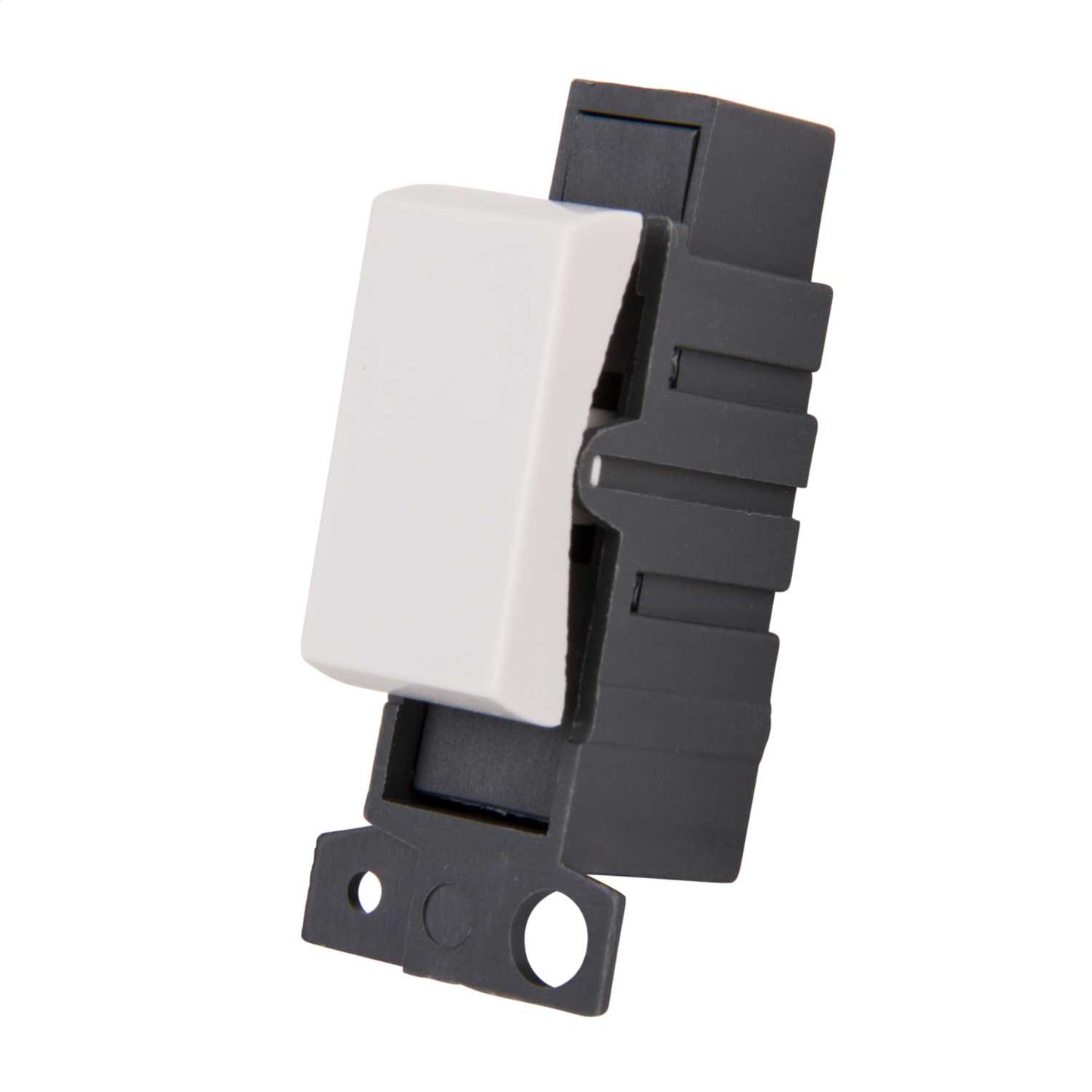 Scolmore Click Mini Grid 10A 3 Position Switch Module Polar White