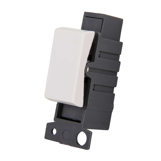 Scolmore Click Mini Grid 10A 3 Position Switch Module Polar White