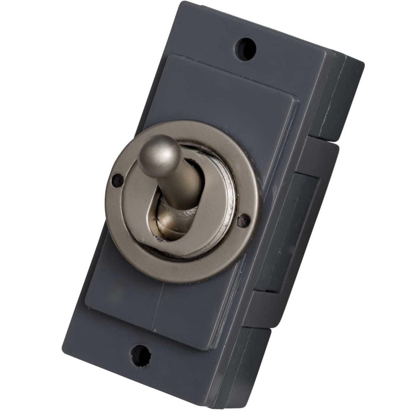 Scolmore Click Mini Grid 10A 2 Way Toggle Switch Module Pearl Nickel Brass