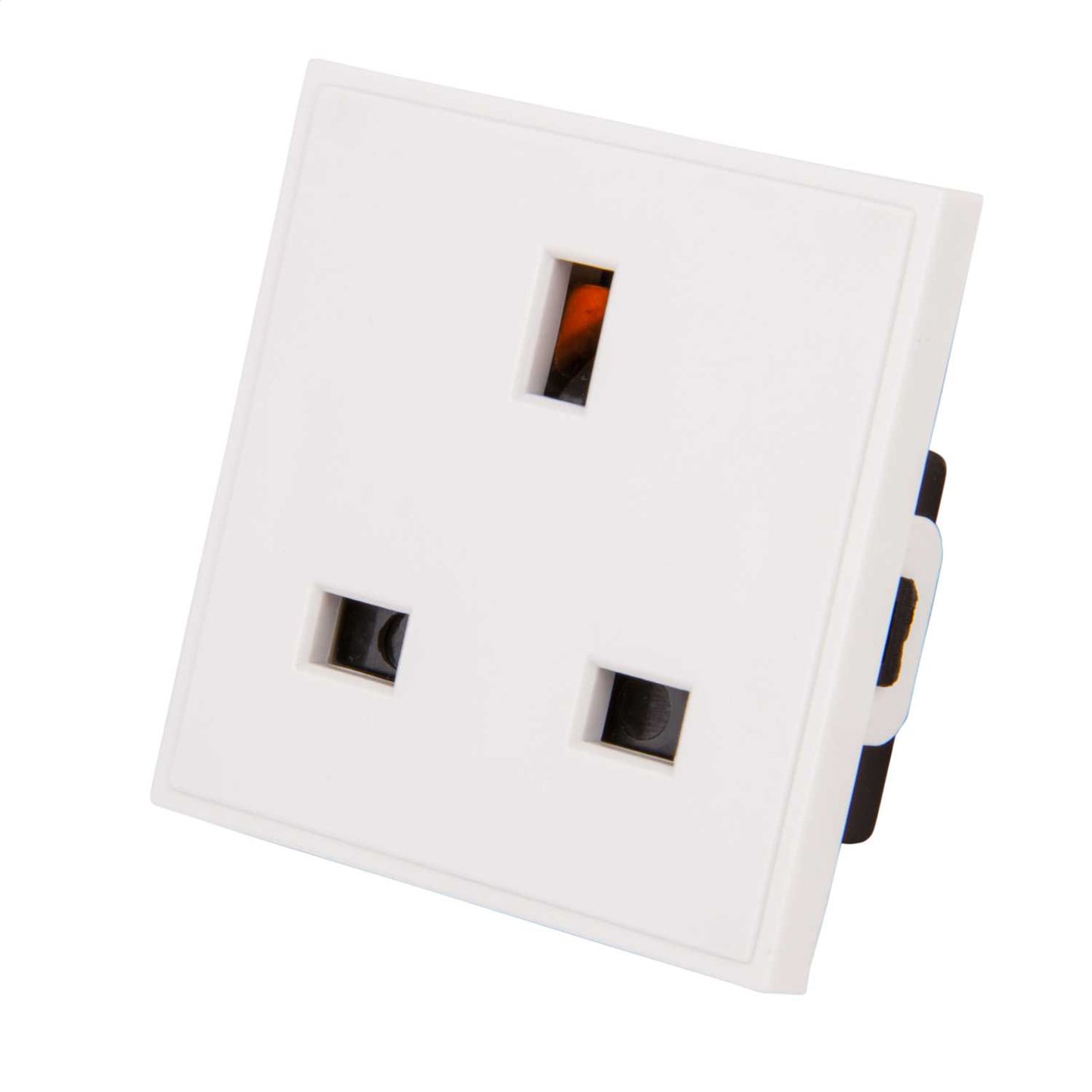 Scolmore Click New Media 13A UK Socket Outlet Euro Module White