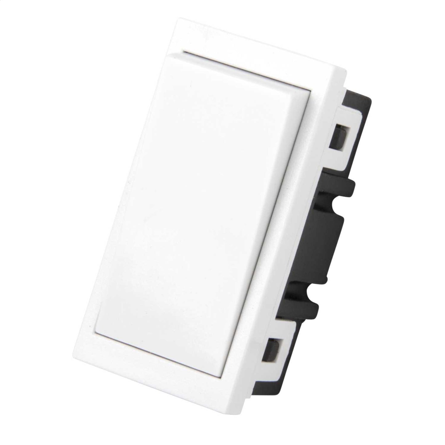 Scolmore Click New Media 20A Double Pole Euro Module Switch White