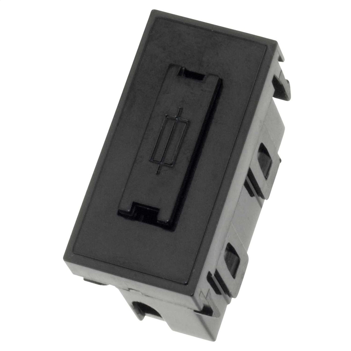 Scolmore Click New Media 13A Fused Connection Unit Euro Module Black