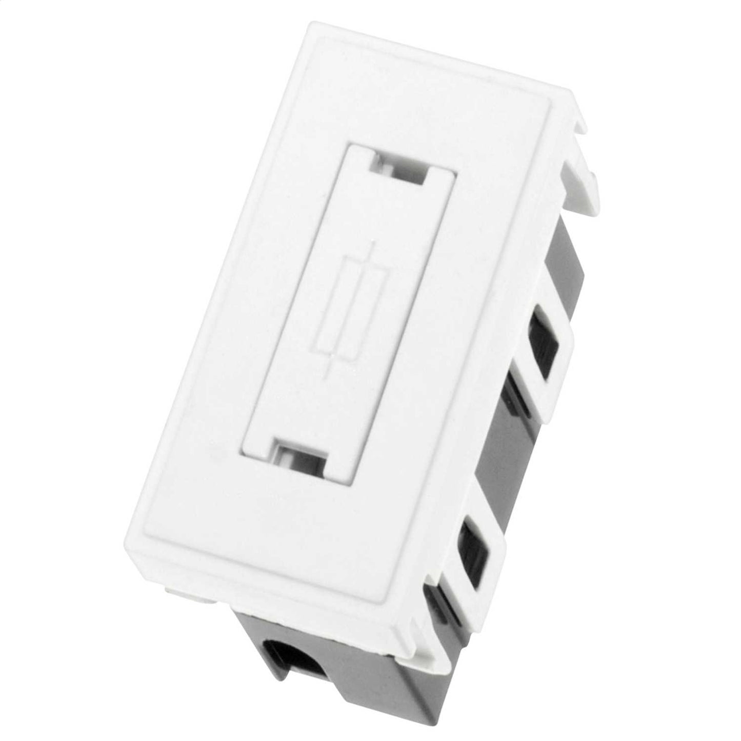 Scolmore Click New Media 13A Fused Connection Unit Euro Module White