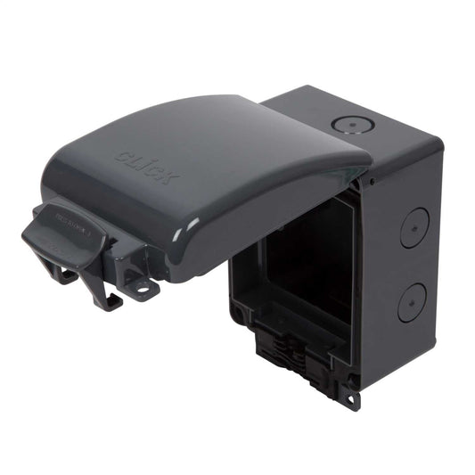 Scolmore IP66 Weatherproof Single 1 Gang Switch Enclosure