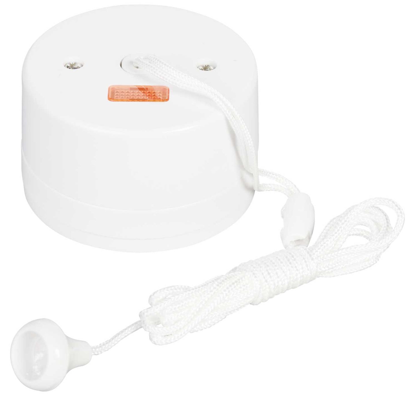 Scolmore Click Mode 16A DP Ceiling Pull Switch with Neon White