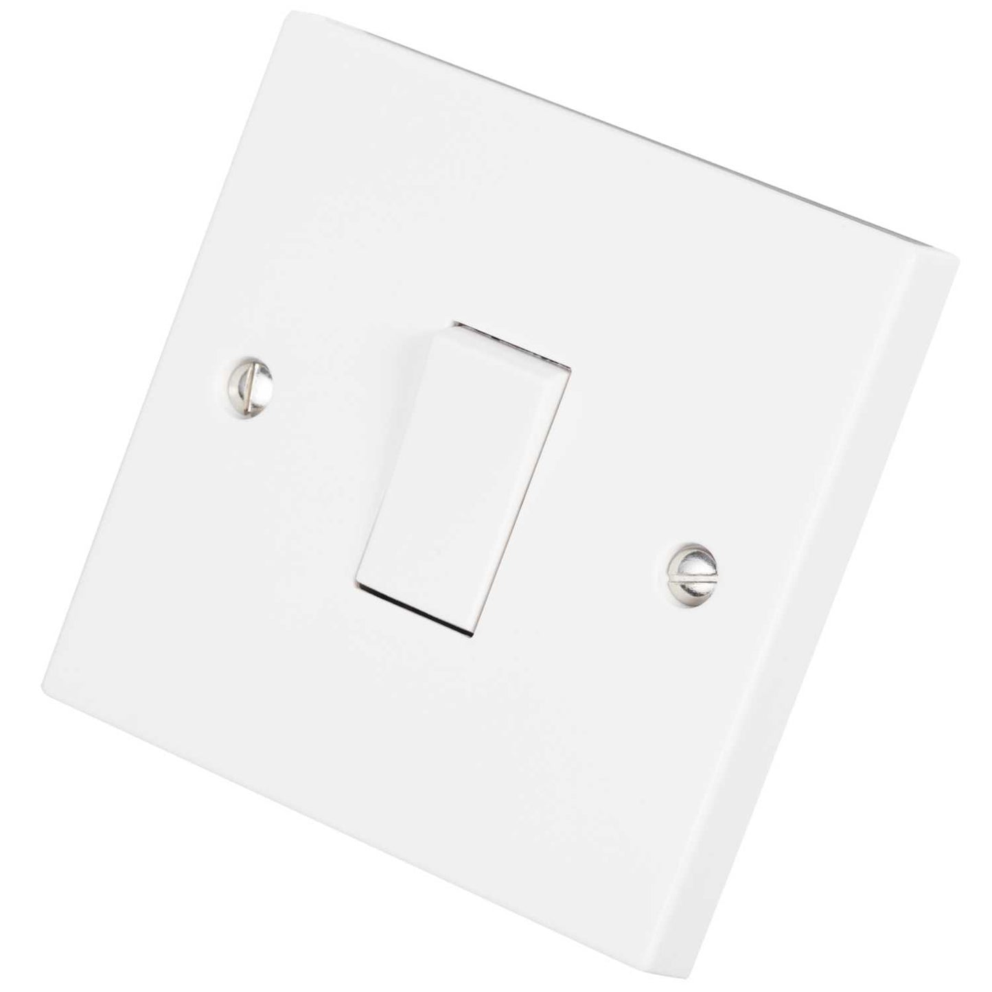 Scolmore Click Polar 10A 1 Gang 2 Way Light Switch White