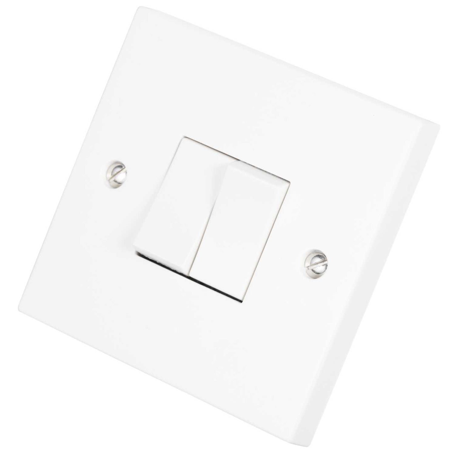 Scolmore Click Polar 10A 2 Gang 2 Way Light Switch White