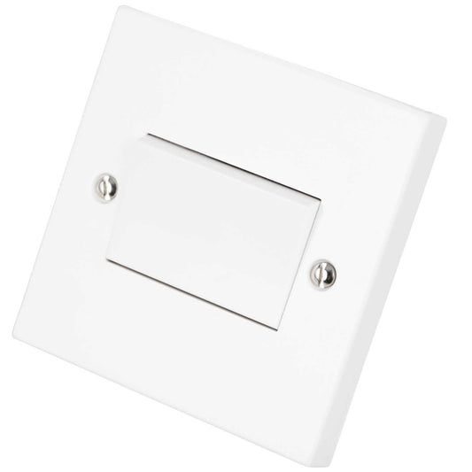 Scolmore Click Polar 10A 1 Gang 2 Way Paddle Switch White
