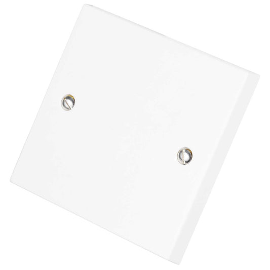Scolmore Click Polar 20A 1 Gang Flex Outlet Plate White