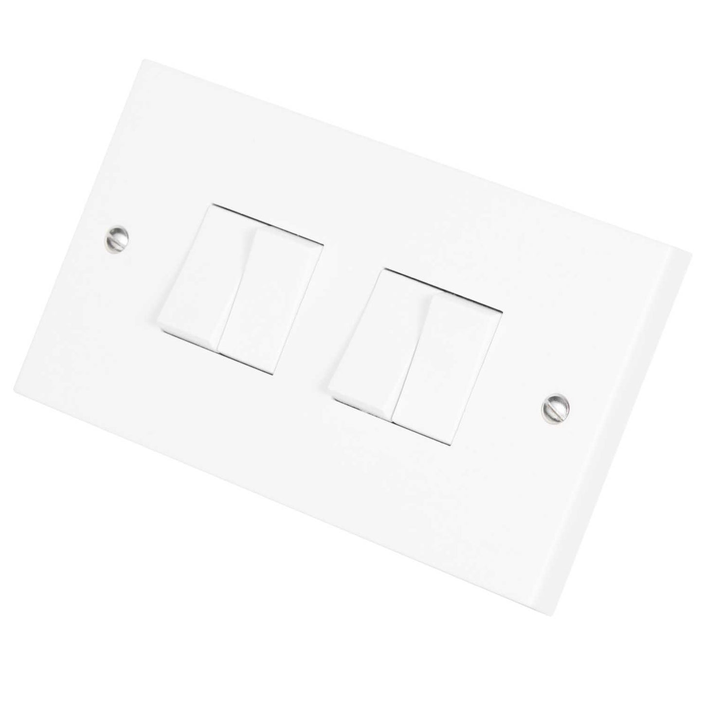 Scolmore Click Polar 10A 4 Gang 2 Way Light Switch White