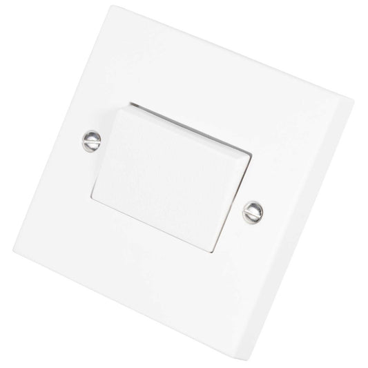 Scolmore Click Polar 10A Triple Pole Fan Isolator Switch White