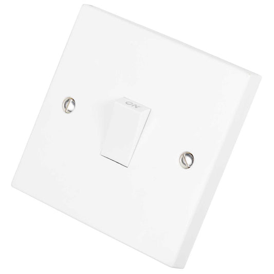 Scolmore Click Polar 20A DP Switch White