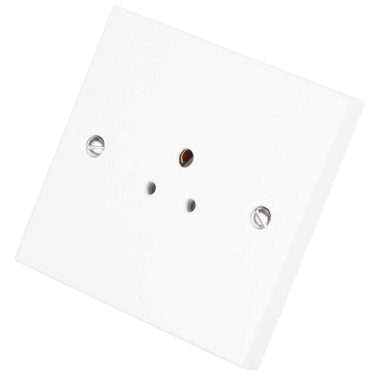 Scolmore Click Polar 2A 1 Gang Unswitched Socket White