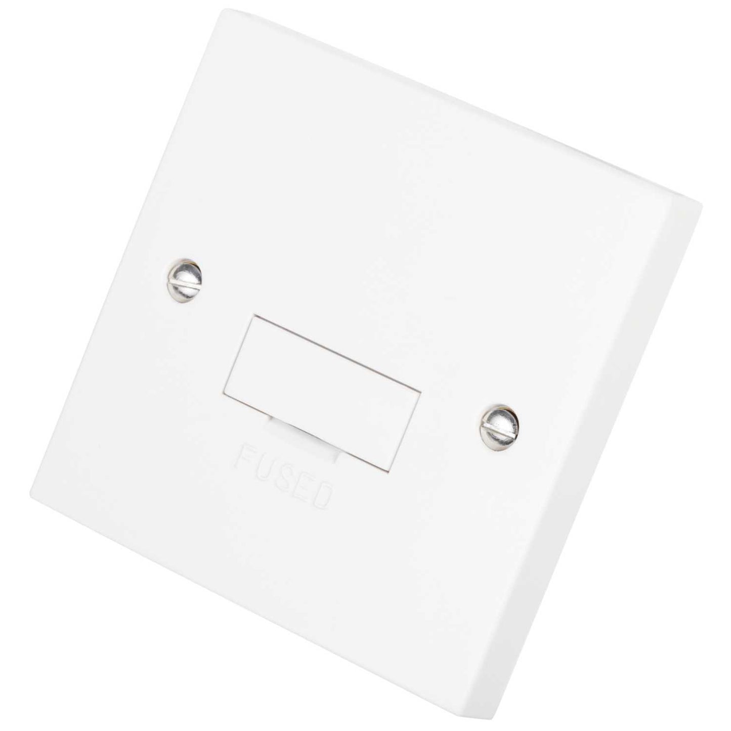 Scolmore Click Polar 3A Unswitched Fused Spur with Flex Outlet White