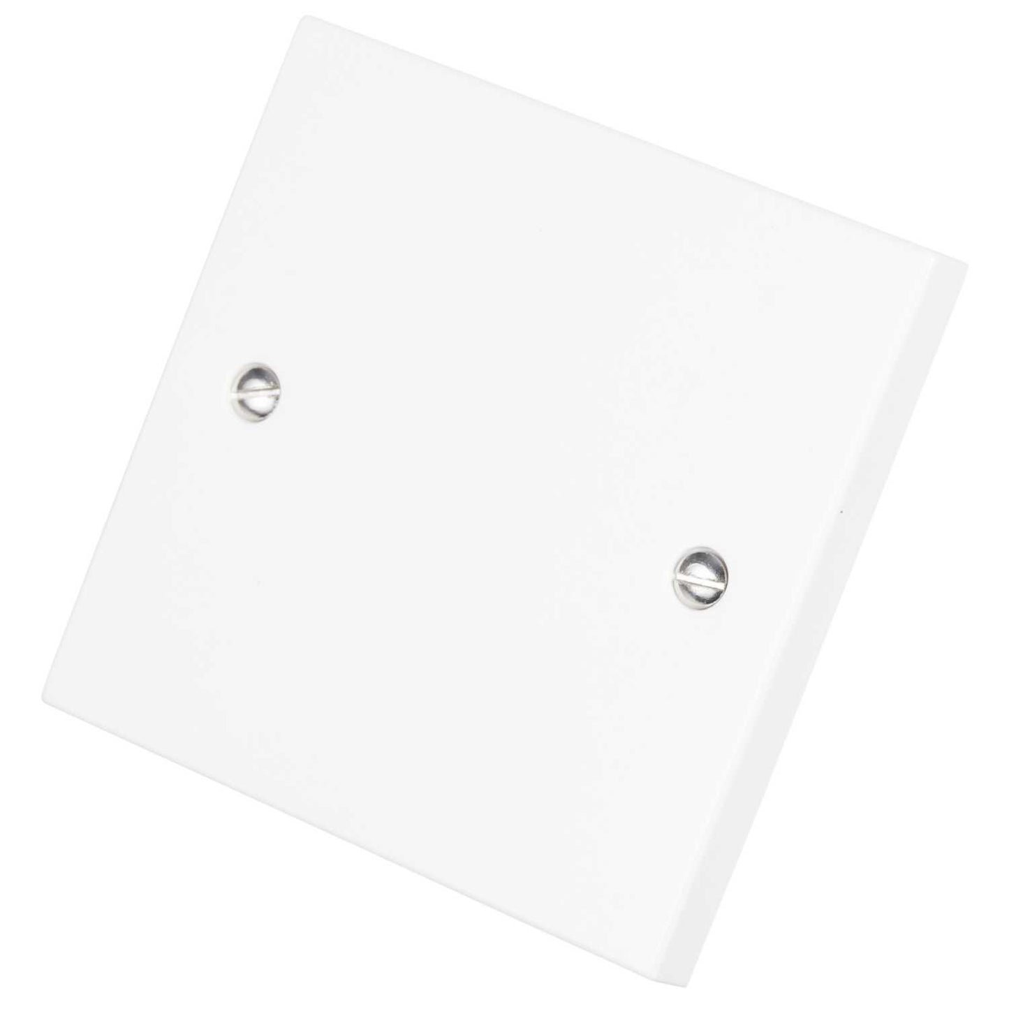 Scolmore Click Polar 1 Gang Blank Plate White