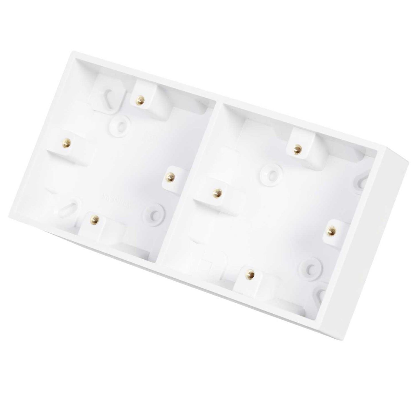 Scolmore Click Polar Dual 29mm Pattress Back Box White