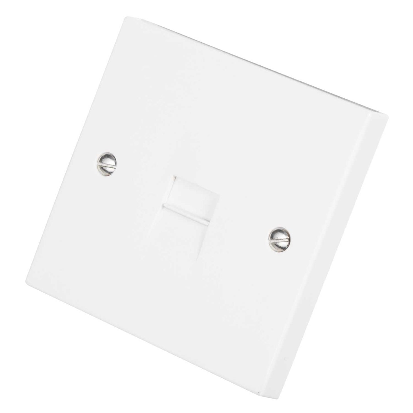 Scolmore Click Polar 1 Gang Secondary Telephone Socket White