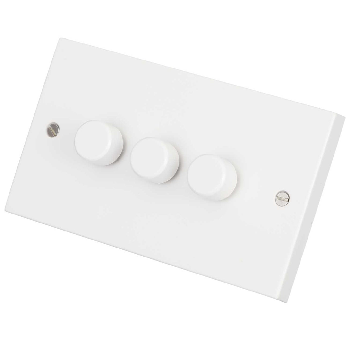 Scolmore Click Polar 250W 3 Gang 2 Way Dimmer Switch