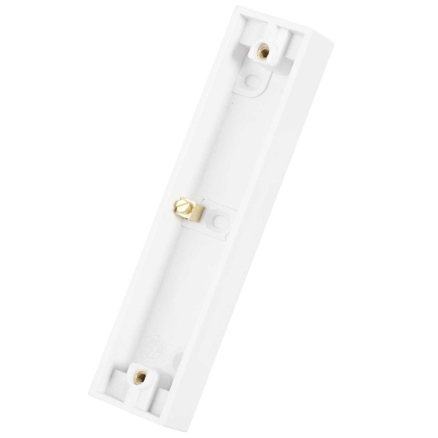 Scolmore Click Polar 2 Gang Architrave Pattress Back Box White
